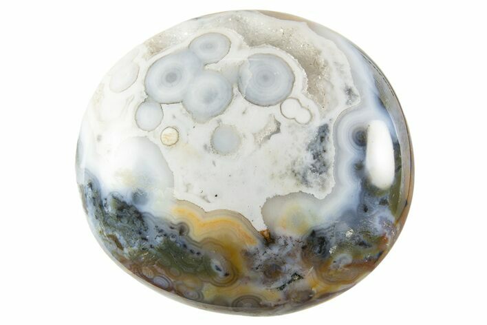 Polished Ocean Jasper Stone - Madagascar #330008